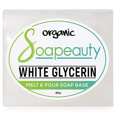 Imagem de Soapeauty Base De Sabonete Branco Com Glicerina Para Derreter E Despejar, Sem Detergente, Barra Hidratante Natural Pele Sensível Maquiagem, 2 Lb