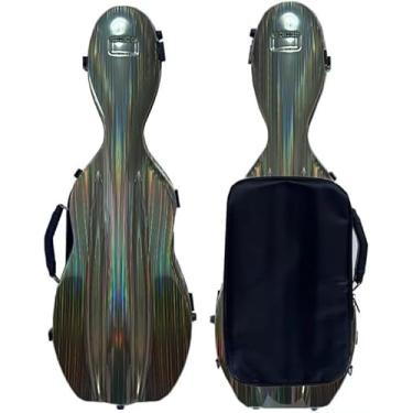 Imagem de LANDTOM Mochila De Fibra Carbono 4/4 Tamanho Normal E 3/4 Para Violino Com Alças Duplas, Resistente À Pressão, Ao Desgaste, Transportável Por Via Aérea, Bolsa Partitura Musical (Arco-Íris)