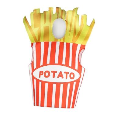 Imagem de Vaveren Fantasia de batata frita engraçada, fantasia cosplay para festa de carnaval, feriado, adultos