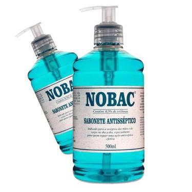 Imagem de Kit com 2 Und do Sabonete Antisséptico Nobac Naturelle 500ml