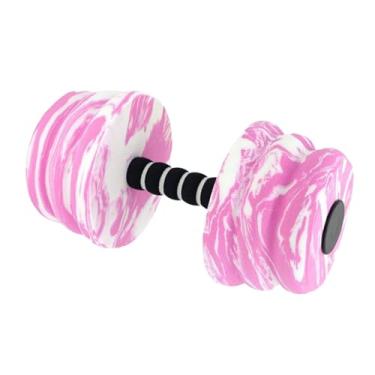 Imagem de Colaxi Haltere de EVA para exercícios aquáticos, equipamento de natação para condicionamento físico em piscina, resistência em piscina, equipamento aeróbico, Rosa Branco