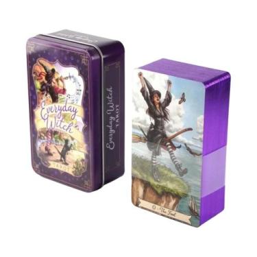 Imagem de Light Seers Tarot Card Tin Box Pack Adventure Time Fate Adivinhação Fe