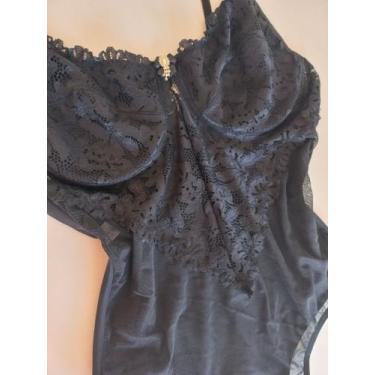 Imagem de Body Marina sensual - wellika moda intima, Pink, Preto, G