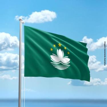 Imagem de Bandeira de Macau 80cmx140cm Tecido Oxford 100% Poliéster - Presente-B