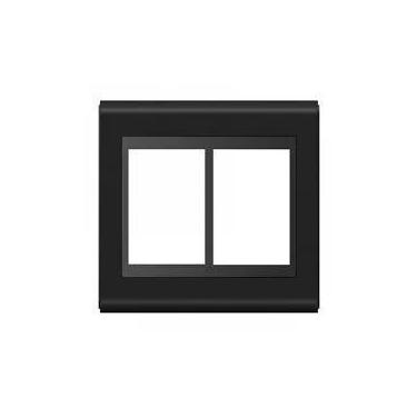 Imagem de  refinatto placa 4x4 6 posições style preto  - weg