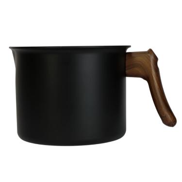 Imagem de Leiteira Caneca Fervedor Aluminio Ceramica Inducao Mimo Style Black