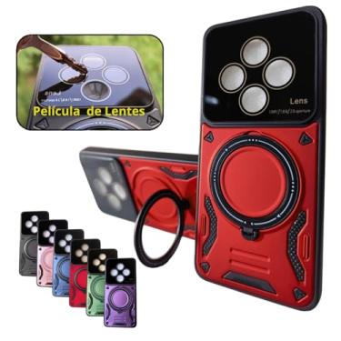 Imagem de Capa anti-impacto Lens para XIAOMI: : Resistência e Versatilidade (Vermelho, POCO C75 / REDMI 14C)