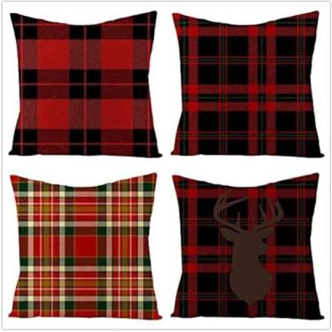 Imagem de Capas De Almofada 24x24 Polegadas Capas De Almofada 60x60cm Algodão Macio E Linho Capa De Almofada Quadrada Decoração De Casa Para Sala De Estar Sofá Sofá Carro Quarto Inter, 50x50cm