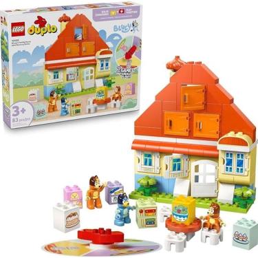 Imagem de Casa Da Família Bluey Com Jogo Da Memória Lego 10459