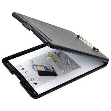 Imagem de OFFIDIX COFFIDIX Painel de plástico com armazenamento, caixa de armazenamento de papelão, clipe de armazenamento ideal para estudantes, professores, vendas, utilidade, industrial (Aqua, Preto