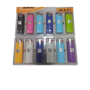 Imagem de Isqueiro biC Max Colorido 12 uni