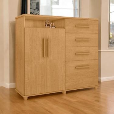 Imagem de Cômoda 04 Gavetas E 02 Portas Helena Naturalle