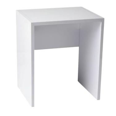 Imagem de Nicho Aparador Para Lava E Seca Decorativo MDF 91x69x64cm Branco