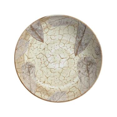 Imagem de Conjunto 6 Pratos Fundo Acetinado Dry Leaves 25cm Alleanza