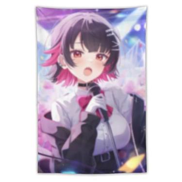 Imagem de LIEGBMEU Sexy Bikini Hot Anime Girl Tapeçaria 101.6 cm x 152.4 cm Interior Exterior Wall Quilt Art Decoração de Tapeçaria Caprichosa, AF188