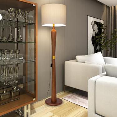 Imagem de Abajur De Chão Imperial DMOB - Com Detalhe Dourado (Palha)