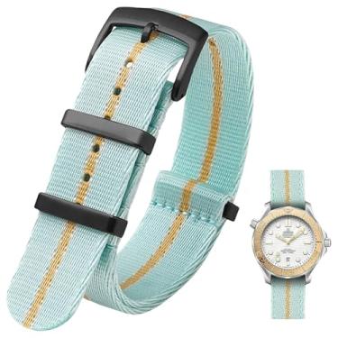 Imagem de Nizonlaie Pulseira de relógio de nylon balístico militar com fivela pesada de 18 mm, 20 mm, 22 mm, 24 mm de espessura, G10, de nylon premium, pulseira de substituição para relógio inteligente para