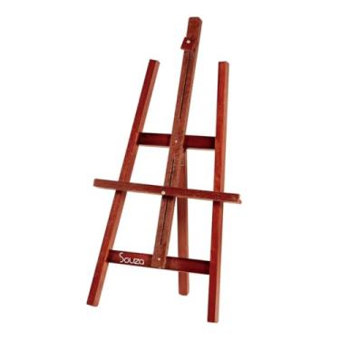 Imagem de Souza & Cia, Cavalete de Mesa para Pintura, 75cm, Mad. Pinus Mogno (Ref:4107)