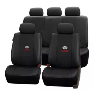 Imagem de capa para banco de carro em couro cor preto t5 2020 - gj acessorios