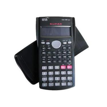 Imagem de Calculadora Científica 240 Funções 10+2 Dígitos Com Capa Classe Cor:preto