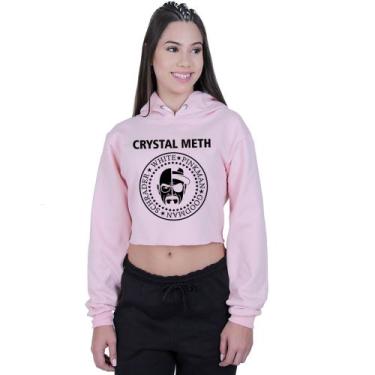 Imagem de Cropped Feminino Moletom Com Capuz Série Breaking Bad Heisenberg - Laf