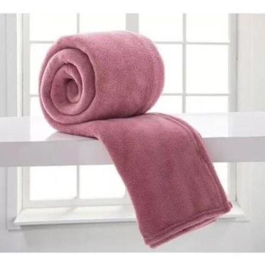 Imagem de Manta Microfibra Solteiro Home Design 1,50m x 2,00m CORTTEX, ROSA