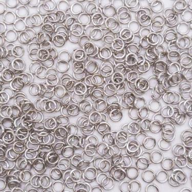 Imagem de Argola Elo Chaveiro Metal 4mm 6mm 8mm 10mm Cores 100pçs Escolha o Tipo