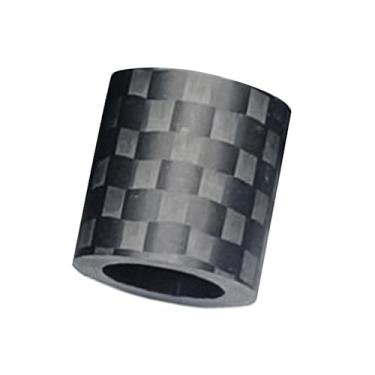 Imagem de Fenteer Ponteira para taco de bilhar, ponta para taco de sinuca, ferramenta de reparo, ponta portátil de fibra de carbono para bilhar, 12x12mm