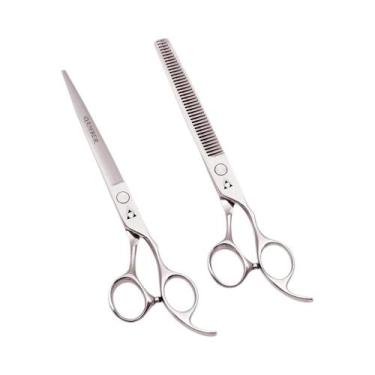 Imagem de Tesoura Profissional Para Cabeleireiro, 5-8 Polegadas, Tesoura Para Co