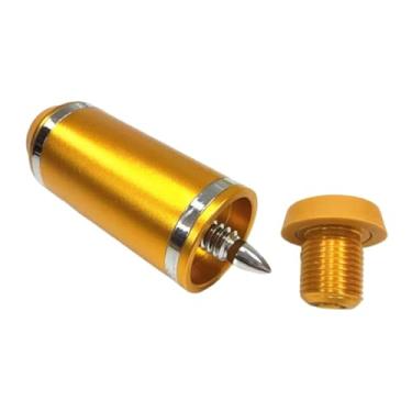 Imagem de Colaxi Extensão de taco de sinuca, extensor compacto para tacos de bilhar, ferramenta de extensão para taco de sinuca, sala de jogos de clube, lazer e casa, Ouro