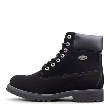 Imagem de Lugz Botas casuais masculinas Convoy Fleece Wr Lace Up – Preto, Preto, 10.5 Wide