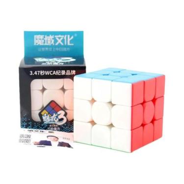 Imagem de Cubo Mágico Profissional 3x3 Para Crianças ECube Moyu Meilong 3/3C Sem