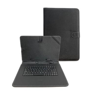 Imagem de Capa com Teclado para Tablet Samsung X200 A7 T500/T505 S6 Lite P610 P6