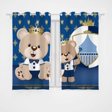 Imagem de Cortina Infantil Urso Principe- IMPAKTO VISUAL