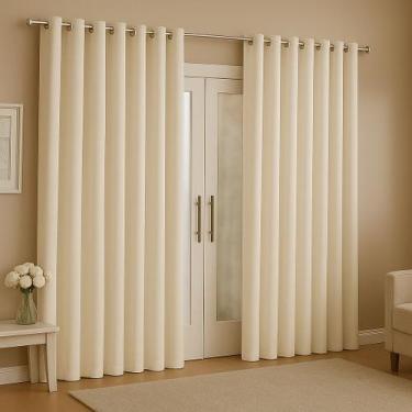 Imagem de Cortina Para Sala Ou Quarto Grande 3,00x2,50 metros Ideal Sala Quarto 