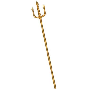 Imagem de Acessório de fantasia Servillcell Gold Trident 137 cm King Neptune - S