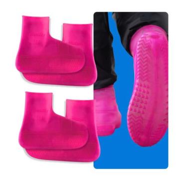 Imagem de Kit 2 Pares Protetor de Calçado Impermeável Silicone Ultraelástico Ant