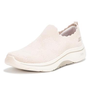 Imagem de Skechers Tênis feminino Go Walk Arch Fit 2.0 Rosa Linda, Natural, 40