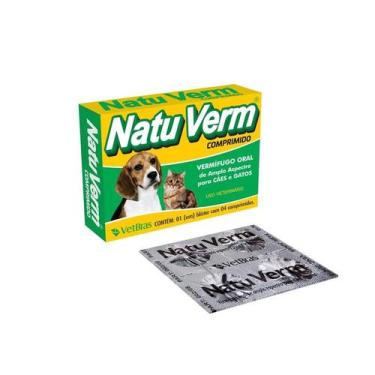 Imagem de Vermifugo cao/gato 4comp.natu verm - VETBRAS