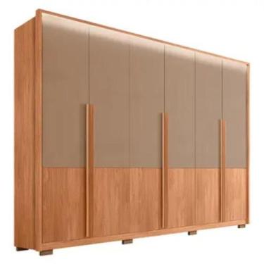 Imagem de Guarda-Roupa Casal 6 Portas Bater 4 Gavetas Francis Caemmun, FREIJO SU