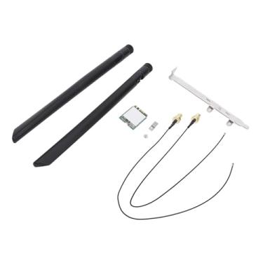 Imagem de Cryfokt Módulo DE Cartão Wi -Fi, BT4.1 1200 Mbps M.2 WiFi 344 T77H644 CARTA FÁCIL DE COMBIME (Suporte de antenas externas)