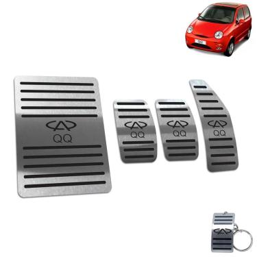 Imagem de Pedaleira + Descanso Chery Qq Manual 2011 Até 2014 Preto