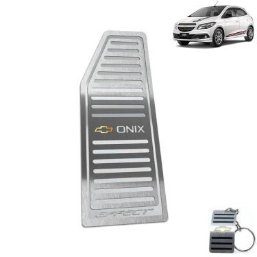 Imagem de Descanso de Pé Chevrolet Onix Effect 2013 a 2019 Prata