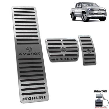 Imagem de Descanso + Pedaleira Amarok highline 2016 A 2020 Preto