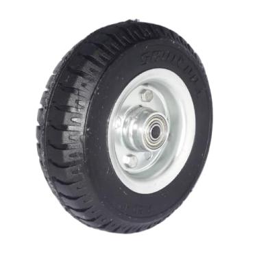 Imagem de Roda Borracha maciça 250-4 rol. esfera eixo 1/2 POL. 200KG