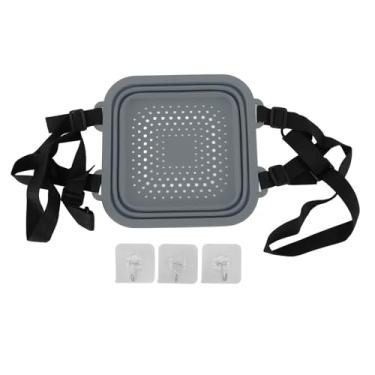 Imagem de Hilitand Banheira de Gelo, Portátil Balde de Banho de Gelo de Silicone Portátil Com Tecnologia de Refrigeração Rápida para Atletas Entusiastas da água Fria (Cinza)