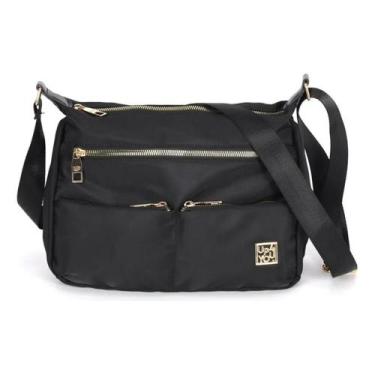 Imagem de Bolsa Transversal Feminina Versátil e Prática Up4You, Preto