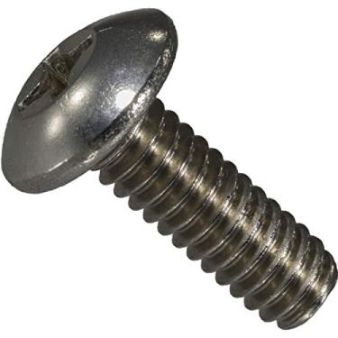 Imagem de Parafusos de cabeça de tritura Phillips inoxidável difíceis de encontrar (8 peças), 1/4-20 x 3/4"