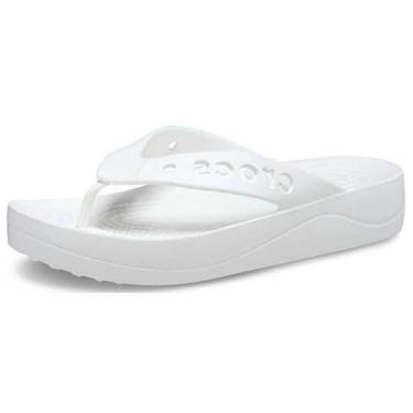 Imagem de Crocs Sandália feminina Baya Platform, branca, 38, Branco, 33