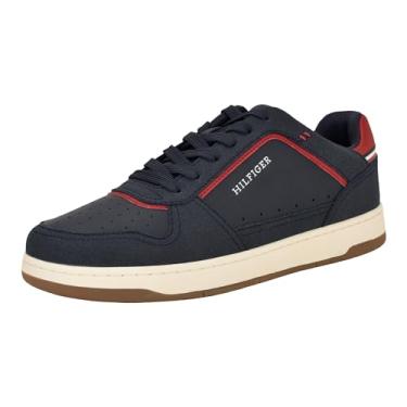 Imagem de Tommy Hilfiger Tênis masculino Torri, Azul marinho/vermelho 402, 45
